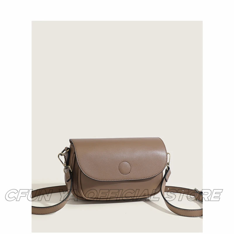 CFUN YA New Fashion Small Shoulder Crossbody Bag Scatch Pu Leather Teen Girls Handbag Phone Bag Wallet Causal Messenger Pack