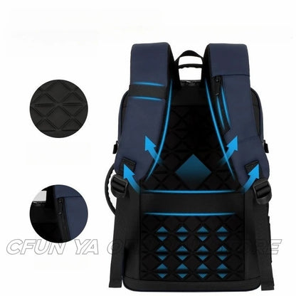 CFUN YA New Fashion Travel Backpack Large Capacity 16 15 Computer Bag Pack Students Schoolbag Business Rucksack Mochila Hombre