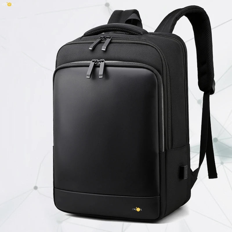 CFUN YA New Fashion Trend Backpack Men Black Business Bagpack 16 Inch Laptop Backpacking Travel Rucksack Male Students Schoolbag