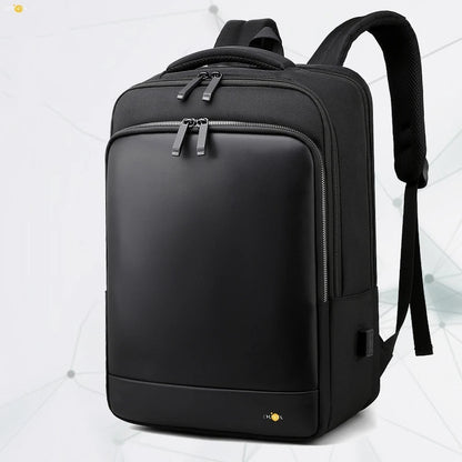 CFUN YA New Fashion Trend Backpack Men Black Business Bagpack 16 Inch Laptop Backpacking Travel Rucksack Male Students Schoolbag