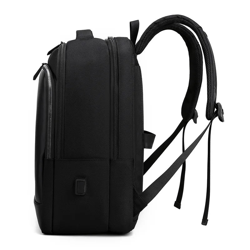 CFUN YA New Fashion Trend Backpack Men Black Business Bagpack 16 Inch Laptop Backpacking Travel Rucksack Male Students Schoolbag