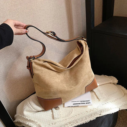CFUN YA New Fashion Trend Canvas Tote Bag For Women Large Capacity Female Shoulder Crossbody Bags Student Handbag Messenger Pack
