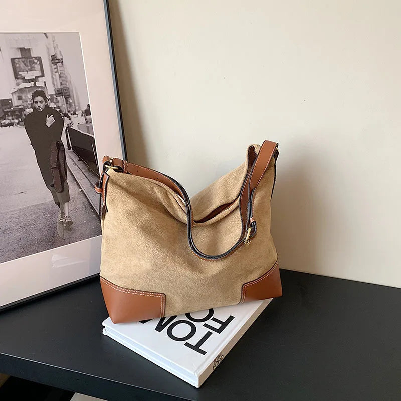 CFUN YA New Fashion Trend Canvas Tote Bag For Women Large Capacity Female Shoulder Crossbody Bags Student Handbag Messenger Pack