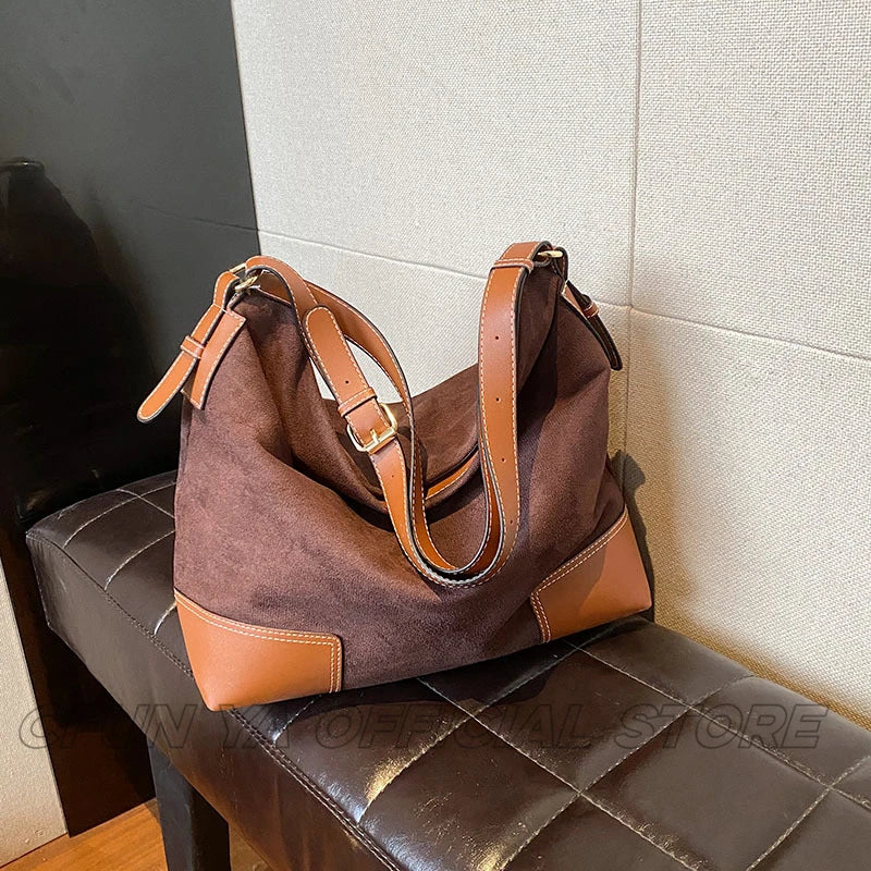 CFUN YA New Fashion Trend Canvas Tote Bag For Women Large Capacity Female Shoulder Crossbody Bags Student Handbag Messenger Pack