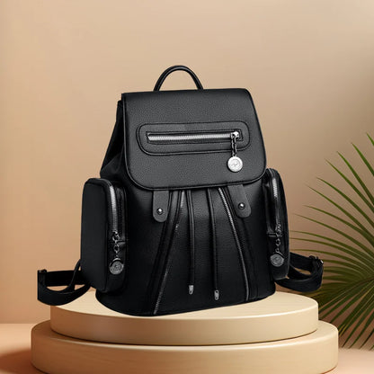 CFUN YA New Fashion Trend Women Backpack Luxury PU Leather Travel Back Bag College Students Schoolbag Mochila Female Bag Handbag
