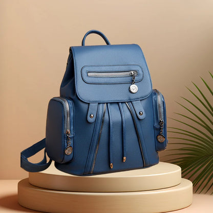 CFUN YA New Fashion Trend Women Backpack Luxury PU Leather Travel Back Bag College Students Schoolbag Mochila Female Bag Handbag
