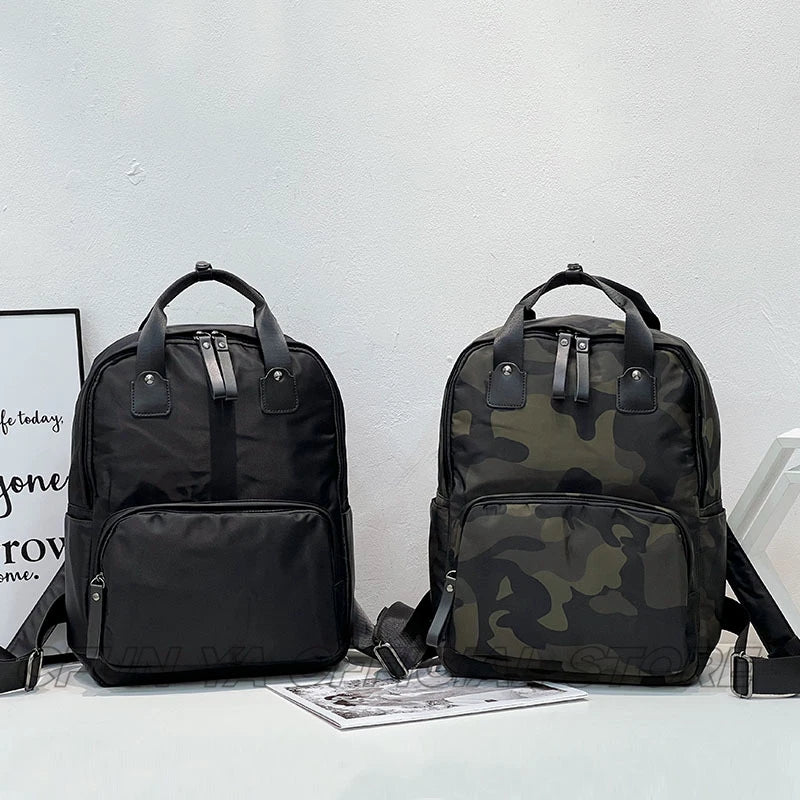 CFUN YA New Fashion Women Backpack 14 Inch Laptop Back Pack Waterproof Female Travel Bagpack Students Schoolbag Unisex Rucksack