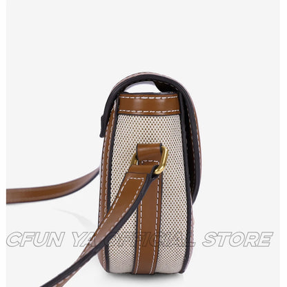 CFUN YA New Fashion Women Shoulder Bag Korean Small Square Saddle Bags Teen Girls Crossbody Handbag Phone Pack Bolsas Femininas