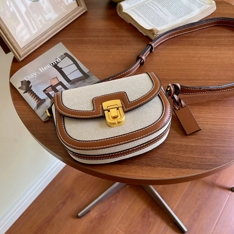 CFUN YA New Fashion Women Shoulder Bag Korean Small Square Saddle Bags Teen Girls Crossbody Handbag Phone Pack Bolsas Femininas