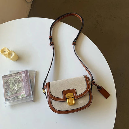 CFUN YA New Fashion Women Shoulder Bag Korean Small Square Saddle Bags Teen Girls Crossbody Handbag Phone Pack Bolsas Femininas