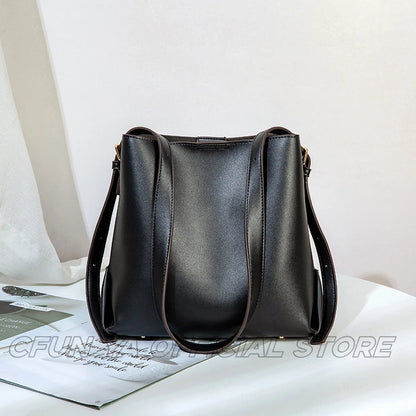 CFUN YA New Fashion Women Shoulder Bag Large Capacity Female Handbag Tote Pack Messenger Handle Bag Bolsas Femininas Bolso Mujer