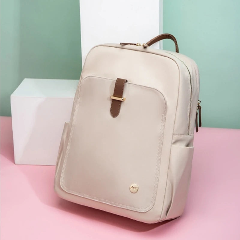 CFUN YA New High Quality Women Backpack 14 15.6 Inch Laptop Bag Pack Nylon Waterproof Female Travel Rucksack Students Schoolbag
