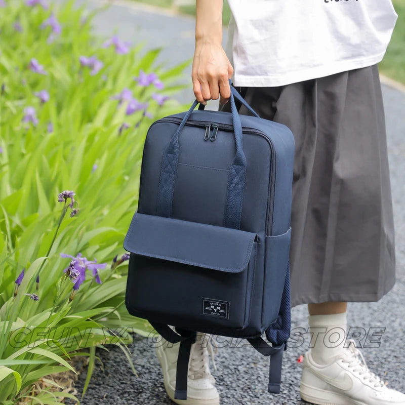 CFUN YA New High Quality Women Backpack 14 15 Laptop Bag Pack Nylon Waterproof Female Travel Rucksack Students Schoolbag Mochila