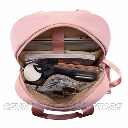 CFUN YA New High Quality Women Backpack Waterproof Travel Laptop Bag Pack Female Students Schoolbag Mochilas Bolsos Para Mujeres