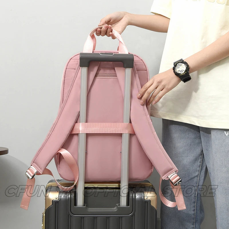 CFUN YA New High Quality Women Backpack Waterproof Travel Laptop Bag Pack Female Students Schoolbag Mochilas Bolsos Para Mujeres