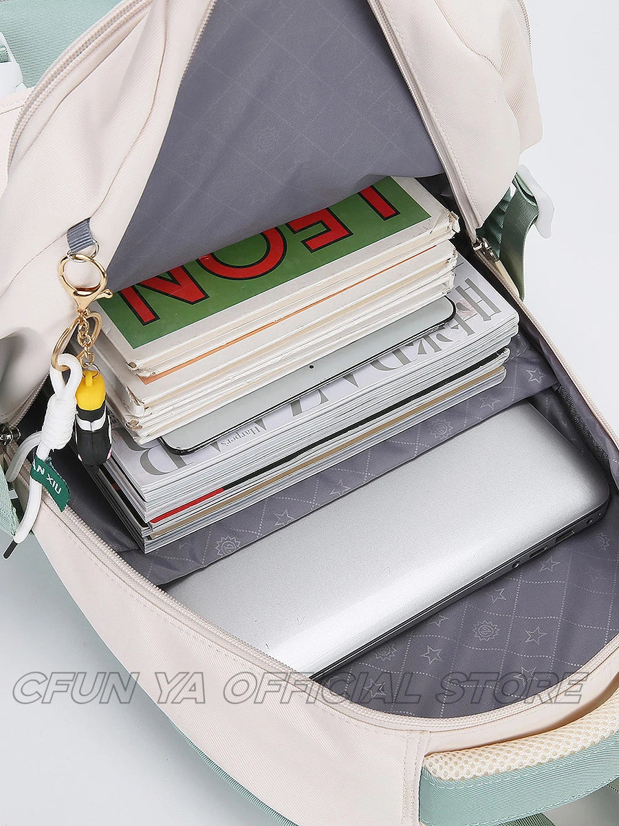CFUN YA New Junior High School Bags For Girls Boys Students Backpack Teenager Bagpack Mochila Escolar Niña Infantil Menina Sac