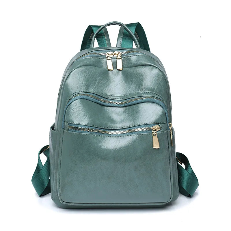 CFUN YA New Kawaii Soft Leather Backpack For Women PU Female Travel Bagpack Teen Student School Bags Bolsos Feminina sac a dos