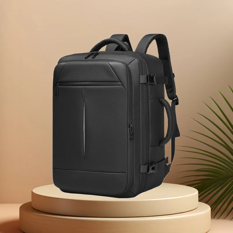 CFUN YA New Luxury Business Backpack Men Expandable 17 Laptop Backpack Anti-Theft Travel Knapsack Student Schoolbag Male Handbag