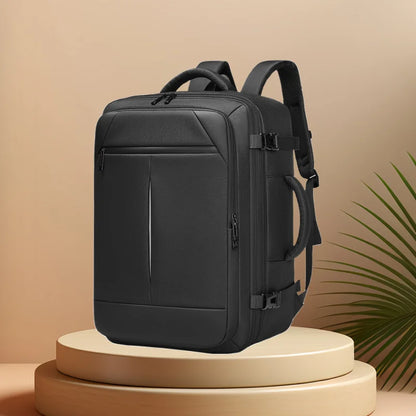 CFUN YA New Luxury Business Backpack Men Expandable 17 Laptop Backpack Anti-Theft Travel Knapsack Student Schoolbag Male Handbag