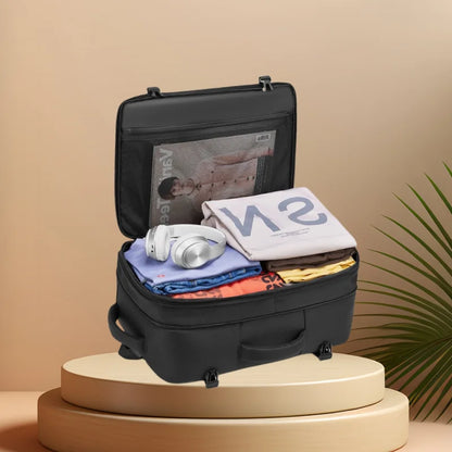 CFUN YA New Luxury Business Backpack Men Expandable 17 Laptop Backpack Anti-Theft Travel Knapsack Student Schoolbag Male Handbag