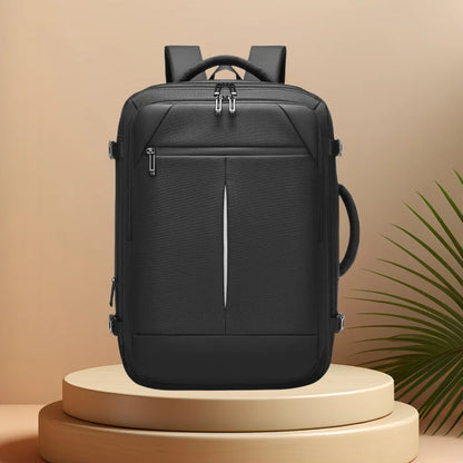 CFUN YA New Luxury Business Backpack Men Expandable 17 Laptop Backpack Anti-Theft Travel Knapsack Student Schoolbag Male Handbag