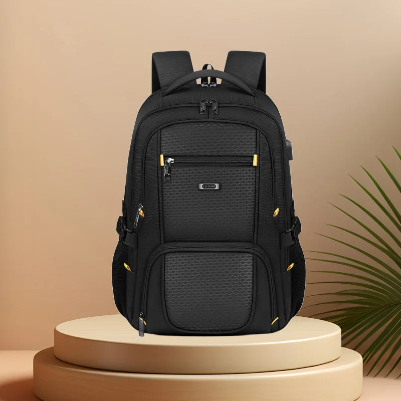 CFUN YA New Luxury Business Men's Backpack Large Capacity 15 17 Latop Bag Back Bag Male Travel Knapsack Sport Bookbag Students
