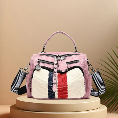 CFUN YA New Luxury Fashion Backpack For Women Multi-Pockets Teen Girls Shoulder Crossbody Bag Female Handbag Travel Bagpack 2024