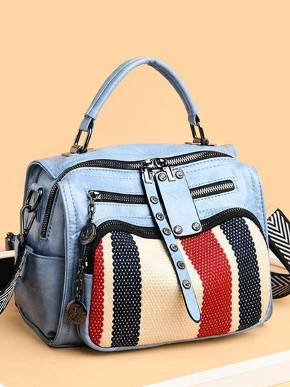 CFUN YA New Luxury Fashion Backpack For Women Multi-Pockets Teen Girls Shoulder Crossbody Bag Female Handbag Travel Bagpack 2024