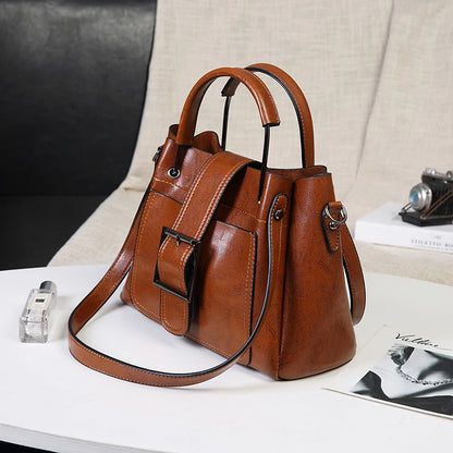 CFUN YA New Luxury Fashion Women Handbag PU Leather Causal Female Shoulder Crossbody Bag Messenger Tote Bags Sac a Mains Femme