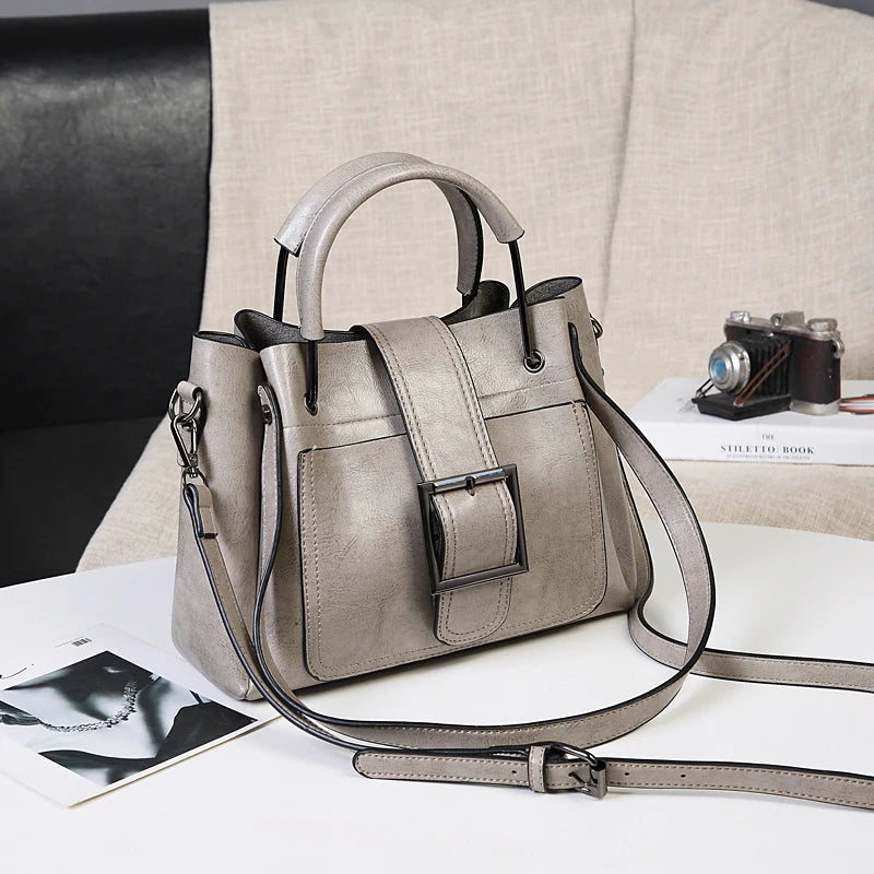 CFUN YA New Luxury Fashion Women Handbag PU Leather Causal Female Shoulder Crossbody Bag Messenger Tote Bags Sac a Mains Femme