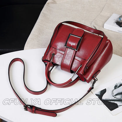 CFUN YA New Luxury Fashion Women Handbag PU Leather Causal Female Shoulder Crossbody Bag Messenger Tote Bags Sac a Mains Femme