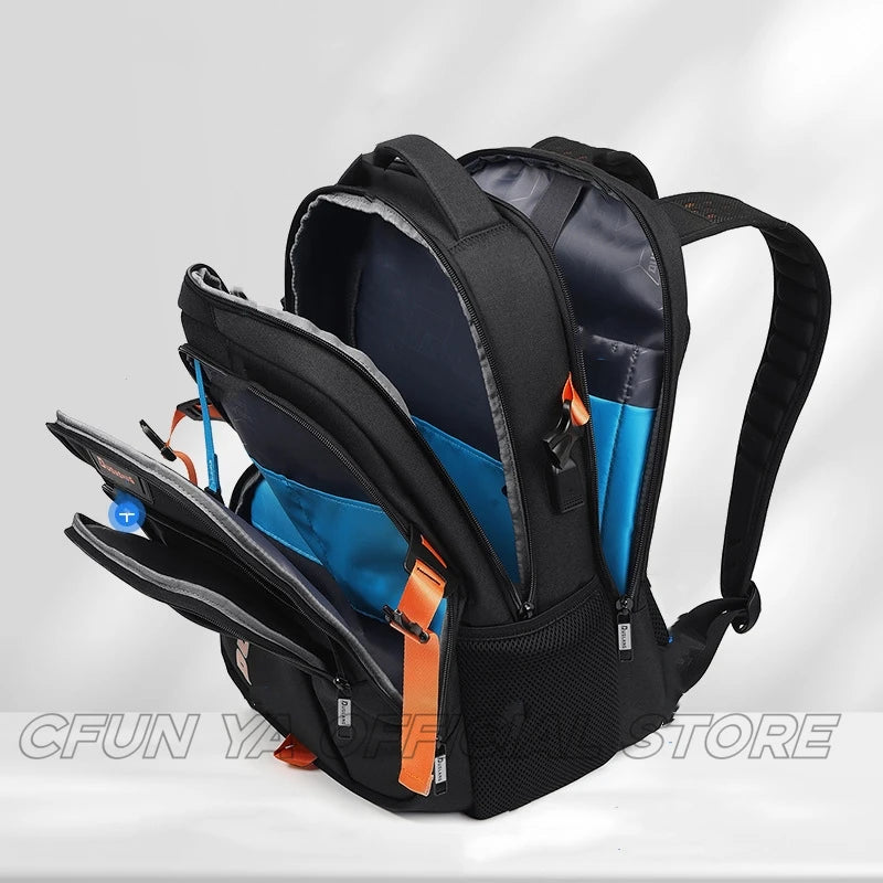CFUN YA New Luxury High School Backpack Student 15.6 Laptop Bag Pack Computer Women Men Travel Rucksack Schoolbag Mochila Hombre