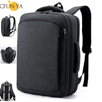 CFUN YA New Luxury Large Business Backpack 15.6 Inch Waterproof Laptop Back Pack Men College Office School Bag Computer Bagpack