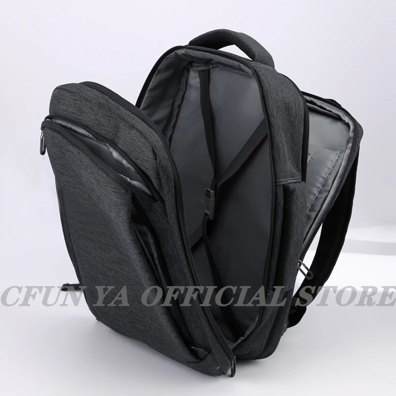 CFUN YA New Luxury Large Business Backpack 15.6 Inch Waterproof Laptop Back Pack Men College Office School Bag Computer Bagpack
