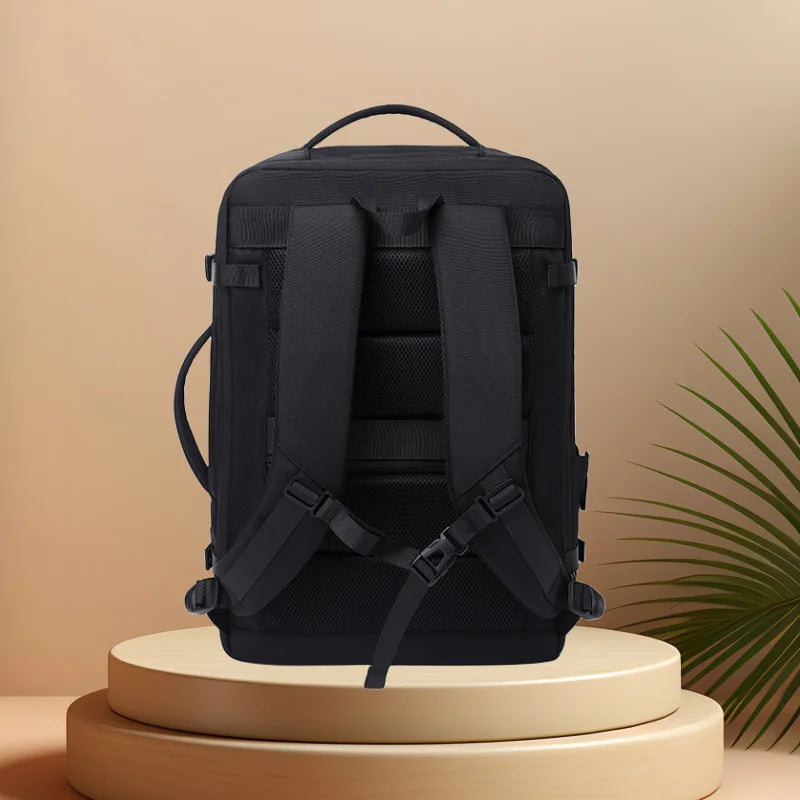 CFUN YA New Luxury Men's Backpack USB Large 17 Inch Laptop Bag Pack Travel Knapsack With Shoes Pocket Business Backbag Mochila