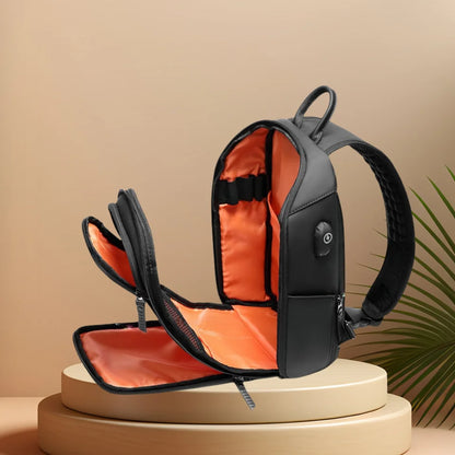 CFUN YA New Luxury Multifunction Chest Bag For Men Wide Open Outdoor Climbing Riding Sling Cross Bag Sport Backpack Fanny Pack