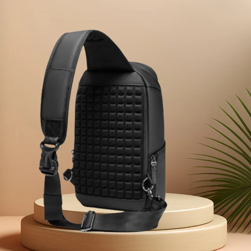 CFUN YA New Luxury Multifunction Chest Bag For Men Wide Open Outdoor Climbing Riding Sling Cross Bag Sport Backpack Fanny Pack