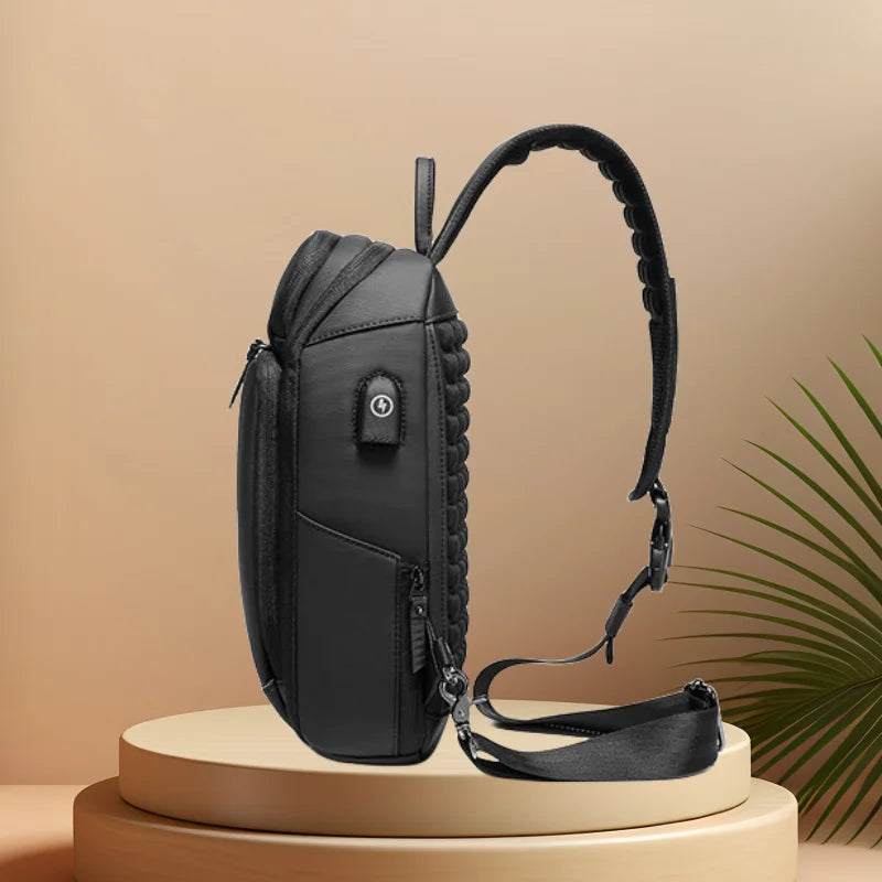 CFUN YA New Luxury Multifunction Chest Bag For Men Wide Open Outdoor Climbing Riding Sling Cross Bag Sport Backpack Fanny Pack