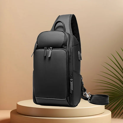 CFUN YA New Luxury Multifunction Chest Bag For Men Wide Open Outdoor Climbing Riding Sling Cross Bag Sport Backpack Fanny Pack