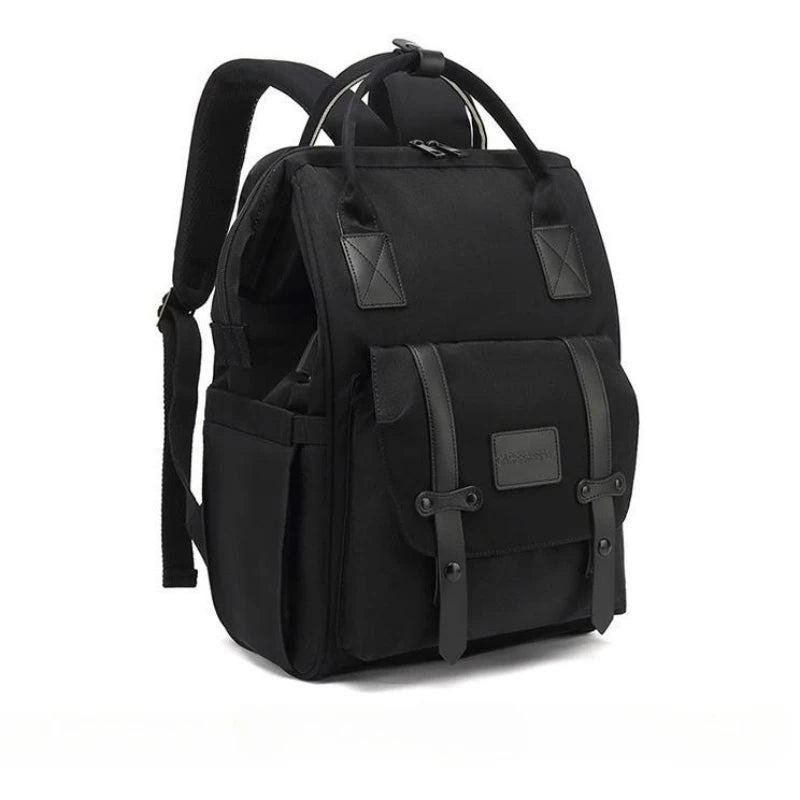 CFUN YA New Luxury Mummy Backpack Large Capacity Nappy Diaper Bagpack USB 14 Inch Laptop Bag For Women Travel Rucksack Mochilas