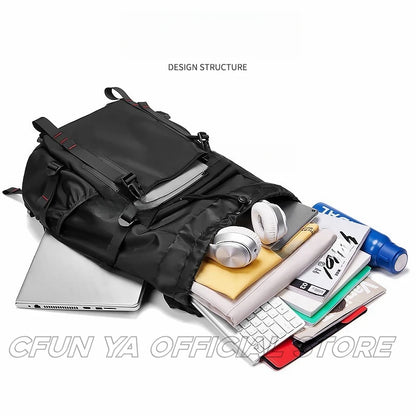 CFUN YA New Luxury Outdoor Travel Backpack For Men Large Capacity 16 Computer Bag Hiking Camping Bagpack Male Business Backpacks