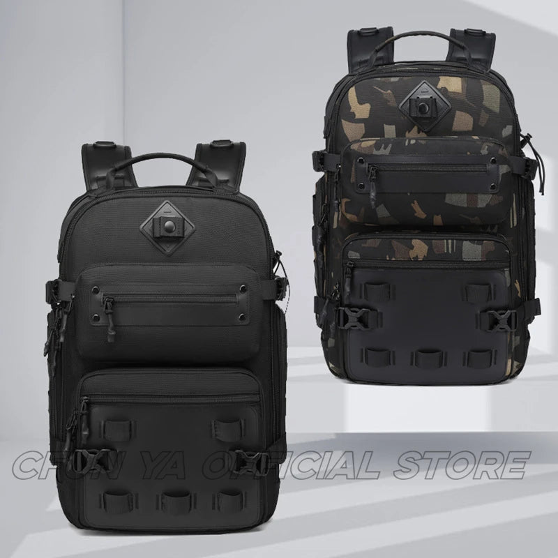 CFUN YA New Luxury Tactical Backpack For Men Outdoor Women Travel Bagpack Sports Knapsack Computer Bag College Student Schoolbag