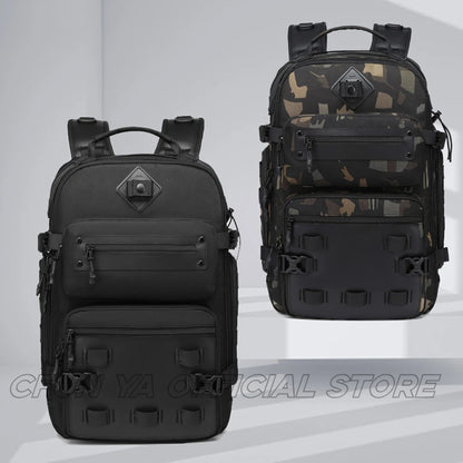 CFUN YA New Luxury Tactical Backpack For Men Outdoor Women Travel Bagpack Sports Knapsack Computer Bag College Student Schoolbag