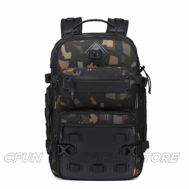 CFUN YA New Luxury Tactical Backpack For Men Outdoor Women Travel Bagpack Sports Knapsack Computer Bag College Student Schoolbag