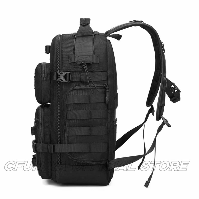 CFUN YA New Luxury Tactical Backpack For Men Outdoor Women Travel Bagpack Sports Knapsack Computer Bag College Student Schoolbag