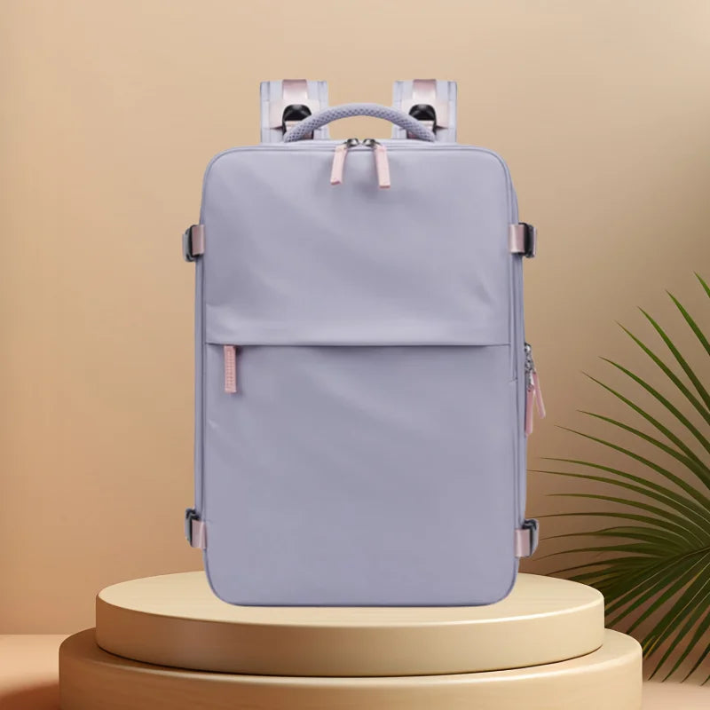 CFUN YA New Luxury Women's Backpack Large 15.6 Laptop Bagpack Waterproof Travel Rucksack Female Shoulder Bag Students Schoolbag