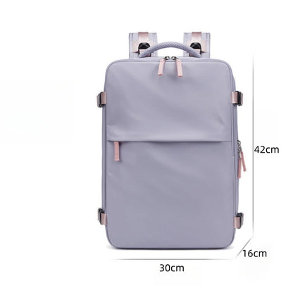 CFUN YA New Luxury Women's Backpack Large 15.6 Laptop Bagpack Waterproof Travel Rucksack Female Shoulder Bag Students Schoolbag