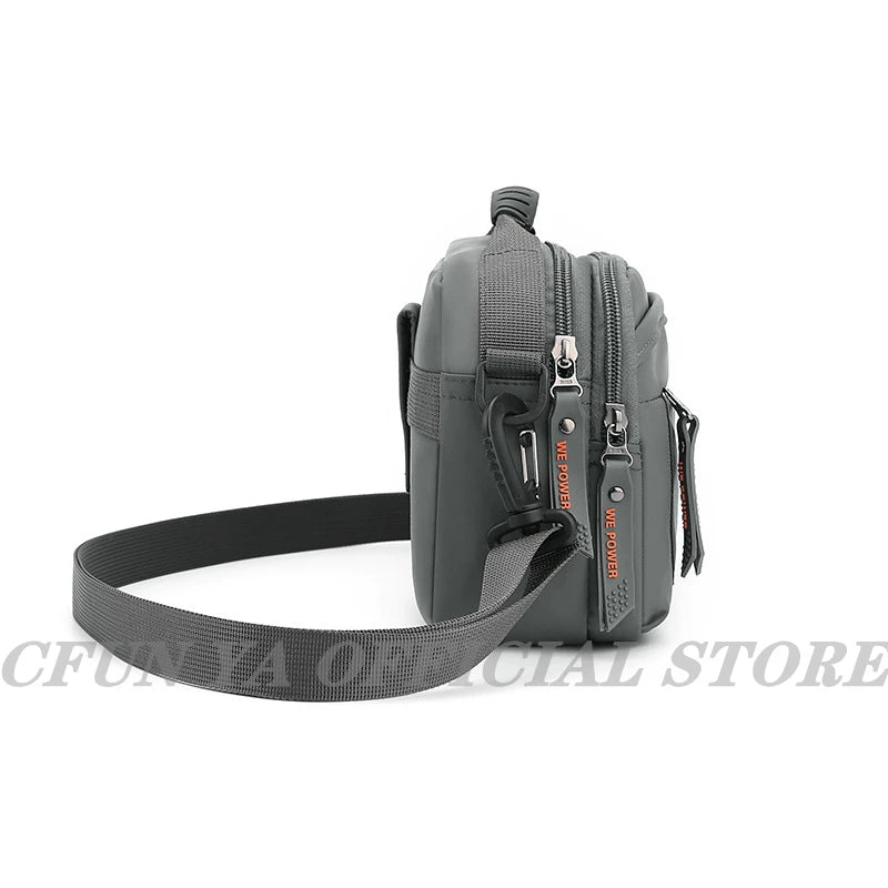 CFUN YA New Men's Shoulder Bag Outdoor Waist Pack Nylon Waterproof Boys Crossbody Bag Man Messenger Bag Male Business Handbags
