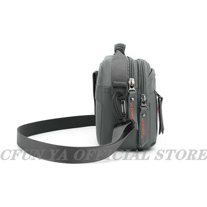 CFUN YA New Men's Shoulder Bag Outdoor Waist Pack Nylon Waterproof Boys Crossbody Bag Man Messenger Bag Male Business Handbags