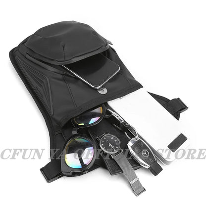 CFUN YA New Outdoor Leg Bag For Men Multifunction Waterproof Male Chest Bag Travel Riding Climbing Waist Packs Boy Shoulder Pack